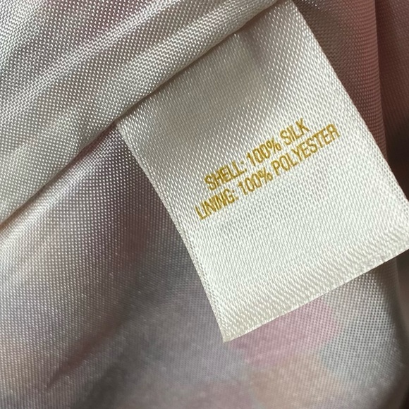 Kate Spade Aubrey Wrap Dress Silk Pink Sleeveless Ruffle V-Neck - Picture 6 of 6